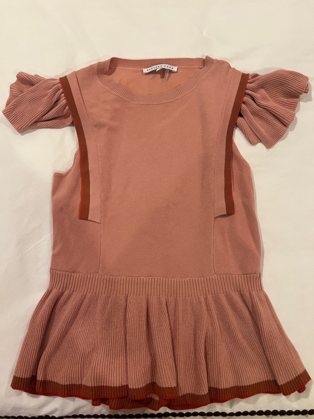 Endless Rose Mauve Ribbed Knit Top
